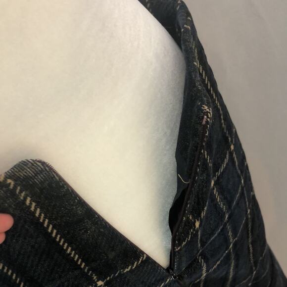 Bye plaid blue and brown midi skirt - Picture 6 of 10